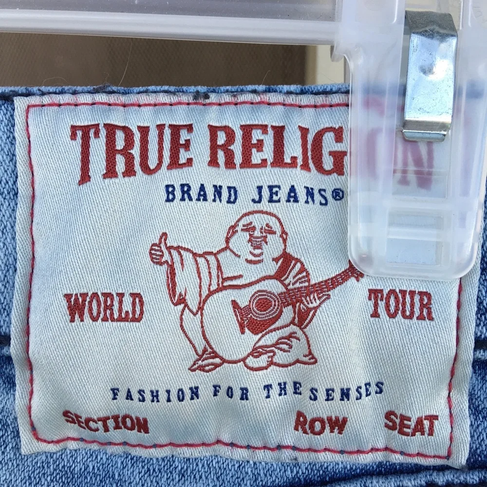 True Religion Rocco Skinny Distressed Trendy Grunge Y2K SZ 28